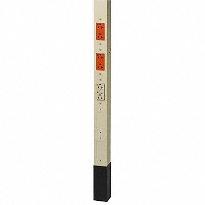 Service Pole Ivory 10 ft 2 L 2.13 W