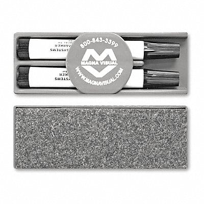 Magnetic Felt Eraser w/2 Black Markers