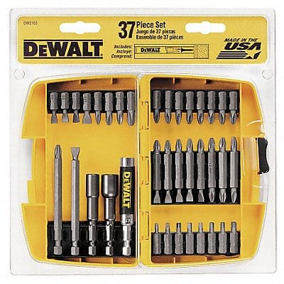 Screwdriver Bit Set 37 Pieces 1/4 Shank