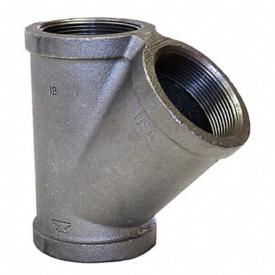 Wye Malleable Iron 1/2 Pipe Size FNPT