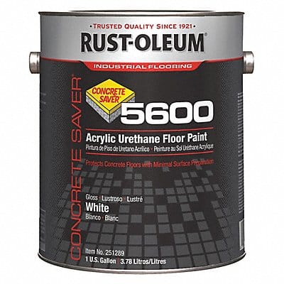 H7195 Floor Paint White 1 gal Can