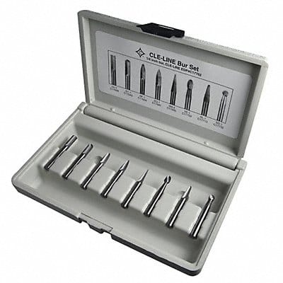 Carbide Bur 8pc Set 1/4 x 1/4