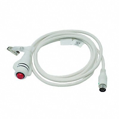 Call Cord Jeron 8-Pin Din White 7 ft.