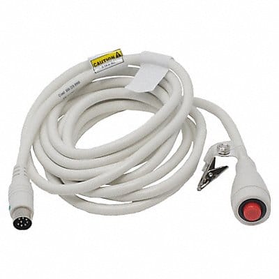 Call Cord 8-Pin DIN White Single 7 ft.