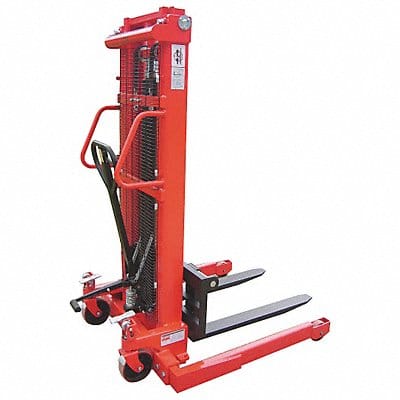 Adj Base Hyd Stacker 2000 lb 63 In Lift