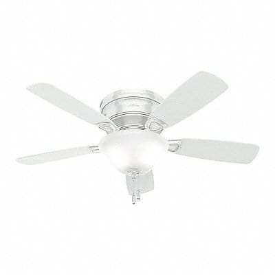 Low Profile Ceiling Fan 48 White