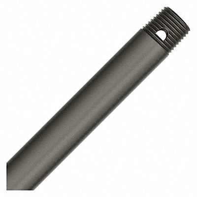 Downrod 12 L Powder Coated Brown Steel