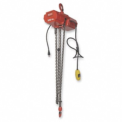 Electric Chain Hoist 800 lb 10 ft.