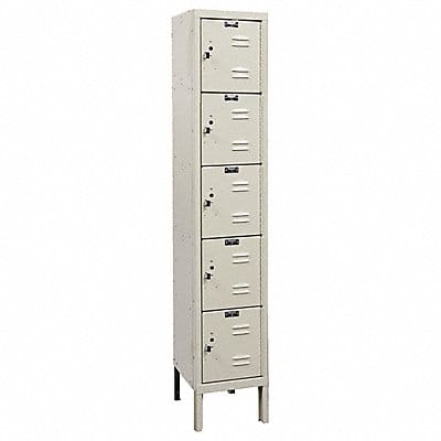 G3794 Box Lockr Lvred 1 Wide 5 Tier Tan