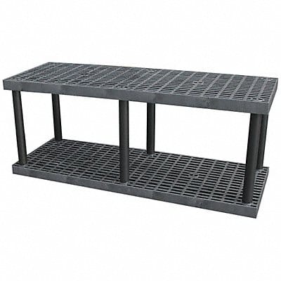 Plstc Shelf 24inx27inx66inShlfLdCp 925lb