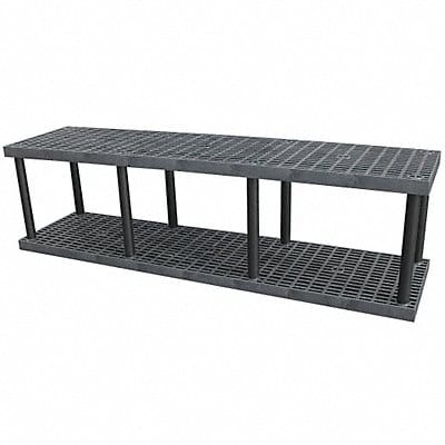 Plstc Shelf 24inx27inx96inShlfLdCp 675lb