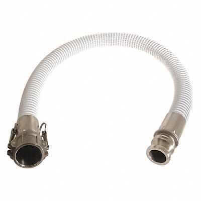 Food Grade Hose 1-1/2 ID x 8 ft Clear