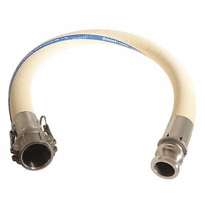 Food Grade Hose 1-1/2 ID x 20 ft White