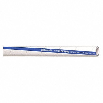 Food Hose 1 ID x 25 ft White