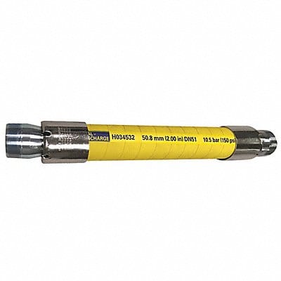 Chemical Hose 1-1/2 ID x 10 ft Yellow