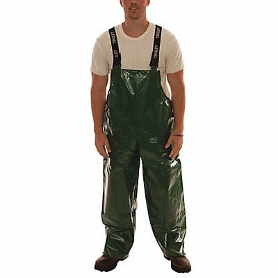 Rain Bib Overall S Green Unisex