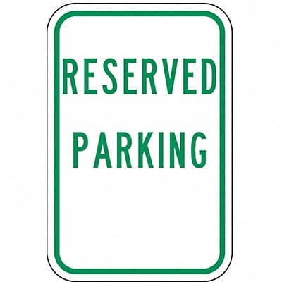 Sign Reserved Parking 18X12 HIP