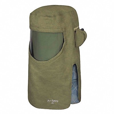 Arc Flash Hood Universal Size Green