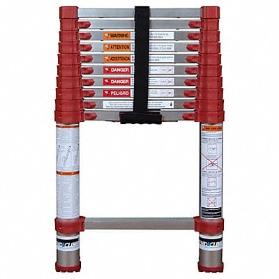 Telescoping Ladder Extended 10 ft 6 H