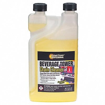 BevTowerDrainClnr Ptn Meas Btl 32 oz Liq