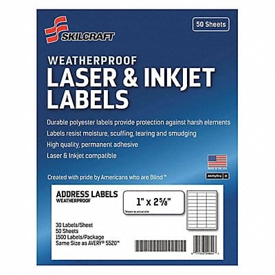 Multiple Purpose Label Paper PK50