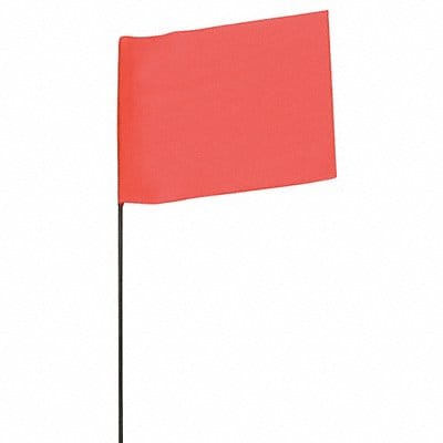 Marking Flags Fluorescent Orange PK100