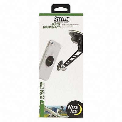 Cell Phone Car Mount Kit Black/Silver