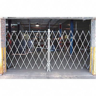 Folding Gate Gray 18 to 20 ft Opening W