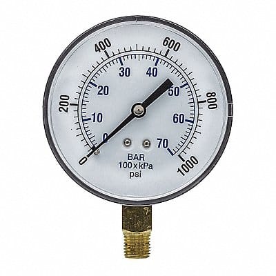 Pressure Gauge Nominal 3-1/2 Dial