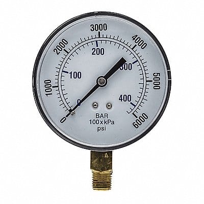 Pressure Gauge Nominal 3-1/2 Dial