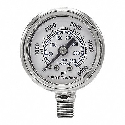 Pressure Gauge Nominal 1-1/2 Dial