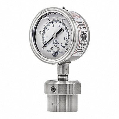 Pressure Gauge Nominal 2-1/2 Dial