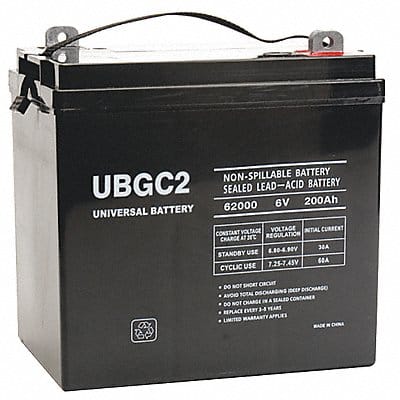 Sealed Lead Acid Battery 6VDC 9.72 H