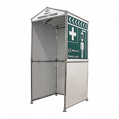 Emergency Three Sided Enclosure White