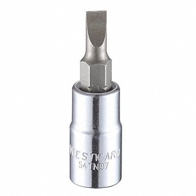 Socket Bit Steel 1/4 in TpSz 3/16 in