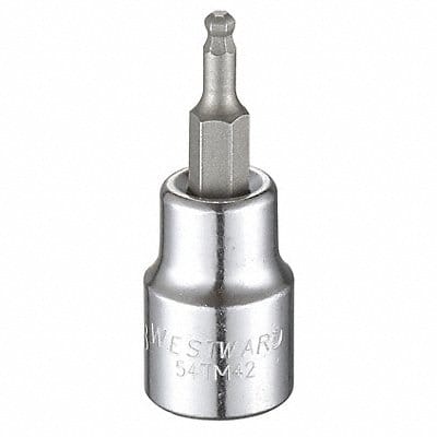 Socket Bit Steel 3/8 in TpSz 1/8 in