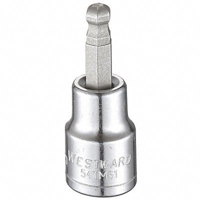 Socket Bit Steel 3/8 in TpSz 6 mm