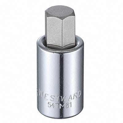 Socket Bit Steel 1/2 in TpSz 9/16 in