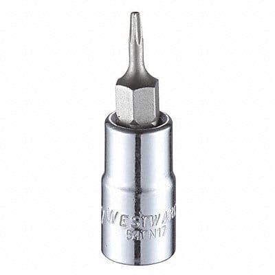 Socket Bit Steel 1/4 in TpSz T7