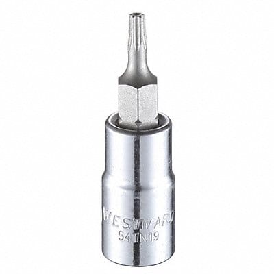 Socket Bit Steel 1/4 in TpSz T10