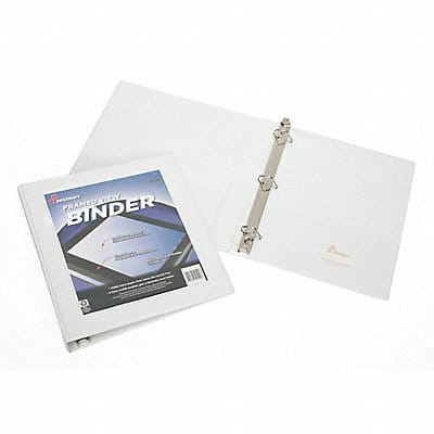 3-Ring Binder 1-1/2 White