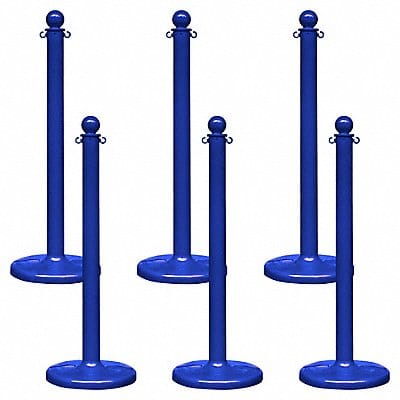 Stanchion Post Dia 2-1/2 Blue PK6