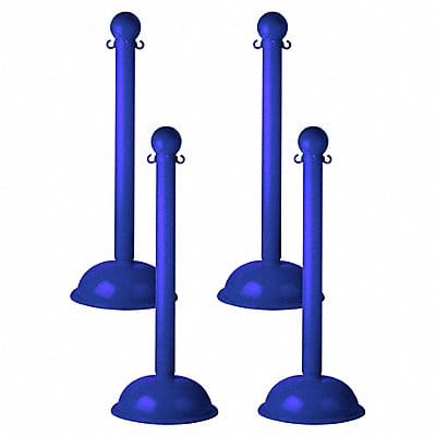 Stanchion Post Dia 3 Blue PK4