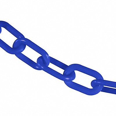 Plastic Chain 50 ft L Blue