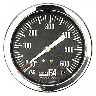 K4571 Pressure Gauge 0 to 400 psi 3-1/2 Dial