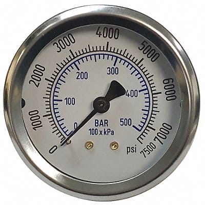 K4578 Pressure Gauge 0 to 600 psi 2-1/2 Dial