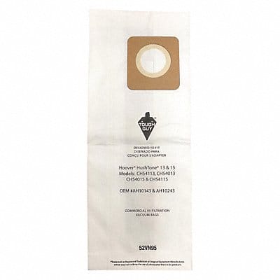 Vacuum Bag Paper 2-Ply Non-Reusable PK10