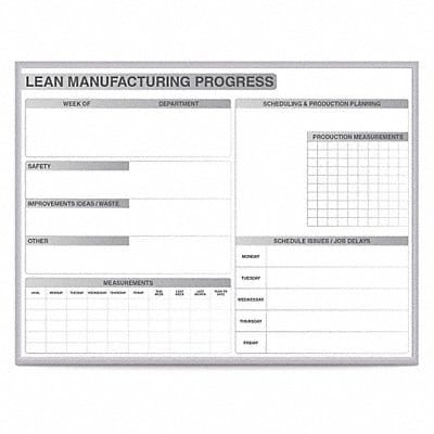 Dry Erase Brd Non-Mag. Steel 72-1/2 W