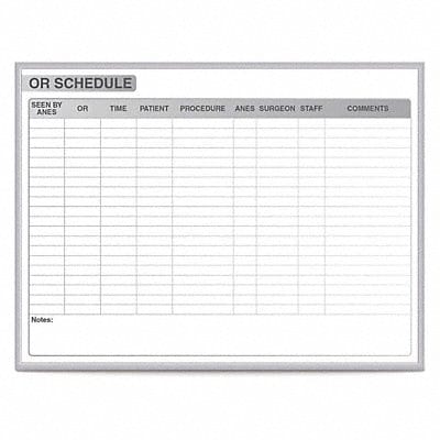 Planning Board Dry-Erase Board 96-1/2 W