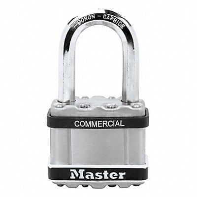 Keyed Padlock 15/16 in Rectangle Silver